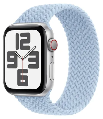 Zdjęcie produktu dla Bransoleta pleciona "Apple" do zegarka Apple Watch | 38/40/41/42 mm - Rozmiar 5 - Jasnoniebieska