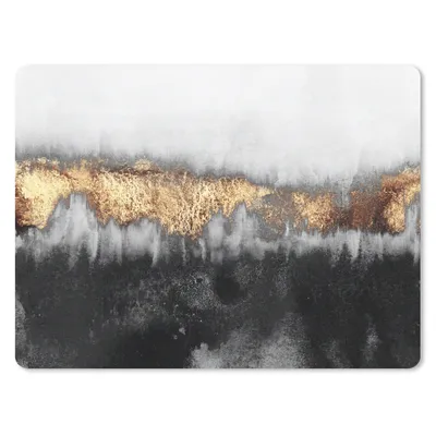 Produktbild von MuchoWow® Mauspad Mousepad Gold - Chic - Abstrakt 40x30 cm - Mousepads - Maus Mat - Pad - Mausunterlage - Anti Rutsch