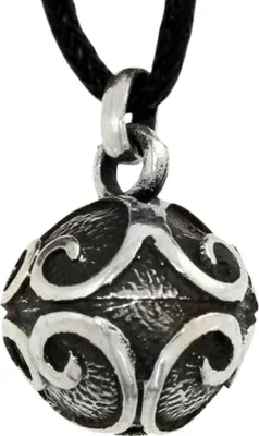 Produktbild von Anhänger Silberkugel Màili 925er Silber Schmuck 22x15mm