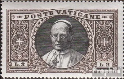 Produktbild von Briefmarken Vatikanstadt 1933 Mi 32 mit Falz Freimarken