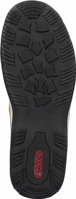 Produktbild von Rieker Damen Sneaker Low Slipper Halbschuh mit Wechselsohle und Gummizug L0551, Größe:37 EU, Farbe:Braun