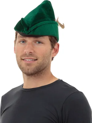 Image de Bristol Novelty - Chapeau "Robin des Bois" pour homme/femme unie BN749 (Taille unique) (Vert)