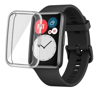 Produktbild von Strap-it Huawei Watch Fit New TPU Schutzhülle (Transparent)