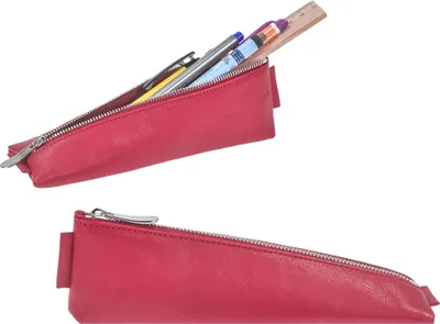 Produktbild von Sonnenleder Stiftetui Leder Schlamper Stifteetui Etui Tasche rot 801-408-07