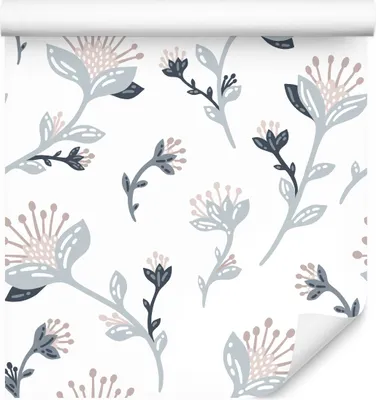 Produktbild von 10m VLIES TAPETE Rolle Natur Pflanzen Blumen Flora Ornamente Abstrakt XXL