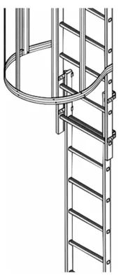 Produktbild von Zarges Notabstiegleiter Aluminium