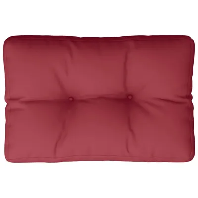 Produktbild von vidaXL Palettenkissen Weinrot 50x40x12 cm Stoff