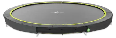 Immagine prodotto di EXIT Silhouette Trampolino sportivo ø427 cm, trampolino da terra, rotondo, per bambini, nero