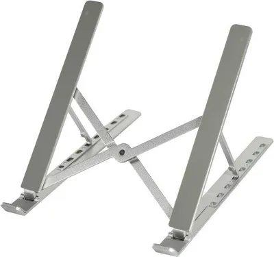 Immagine prodotto di Supporto regolabile per computer portatile - Pieghevole e ventilato - Per laptop e tablet da 10 a 17,3 pollici