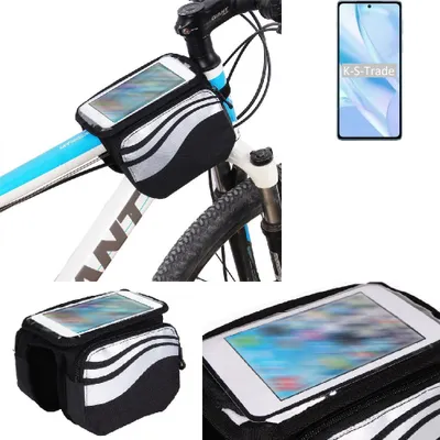Produktbild von K-S-Trade Rahmentasche Fahrrad-Halterung kompatibel mit Motorola Edge S Pro Rahmenhalterung Fahrrad Handyhalterung Fahrradtasche Handy Smartphone