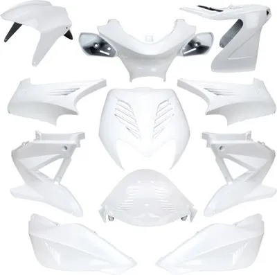 Produktbild von Zestaw owiewek (11-częściowy) biały do Yamaha Aerox 50 MBK Nitro