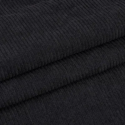 Produktbild von Corduroy-Stoffe, 30 Meter, Schwarz