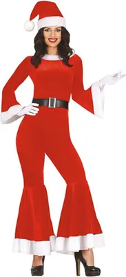 Produktbild von Funky Santa Claus Vrouw Kostuum
