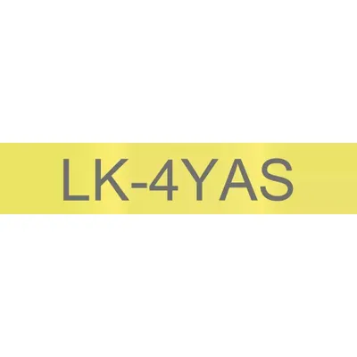 Produktbild von Epson Colour Tape – Yellow/Grey 12mm(8m) – LK-4YAS, Grau, Gelb, Wärmeübertragung, LabelWorks LW-C410, 1,2 cm, 1 Stück(e), 70 mm