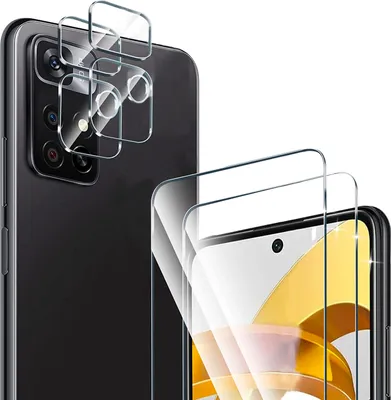 Immagine prodotto di 2X vetro protettivo (display + fotocamera) per Xiaomi Poco M4 Pro 5G 9H pellicola blindata