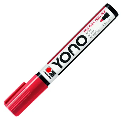 Produktbild von Marabu YONO, Rot, Mehrfarbig, 1 Farben, Tube, 1,5 mm, 3 mm