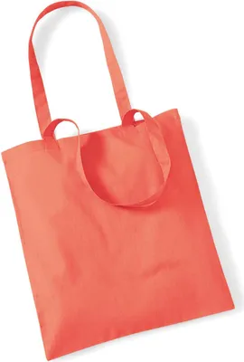 Produktbild von Westford Mill W101 | Bag for Life - Long Handles Einkaufstasche - 38 x 42 cm - Farbe: Coral - Größe: One Size
