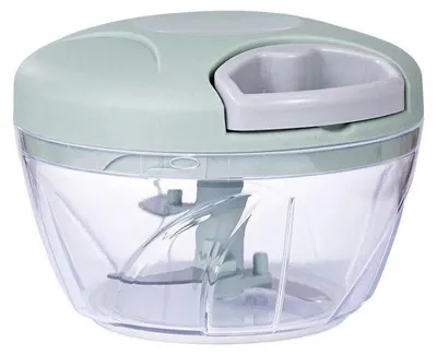 Image de Hachoir à viande manuel 500/900 ml, hachoir à ail, presse-ail rotatif, broyeur, coupe-légumes et coupe-oignons, accessoires de cuisine. Version : 500 ml