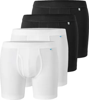 Produktbild von Schiesser 4er Pack Long Life Baumwolle Long Short / Pant Etwas längere Beinform und Eingriff für hohen Tragekomfort, Komfortabler Bund mit kleinem Serien-Logo, Reduzierte Pilling-Bildung und glatte gleichmäßige Oberfläche