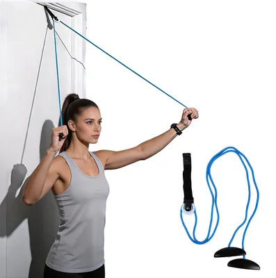 Immagine prodotto di Puleggia per allenamento della forza, riabilitazione della spalla, attrezzo per esercizi con elastici