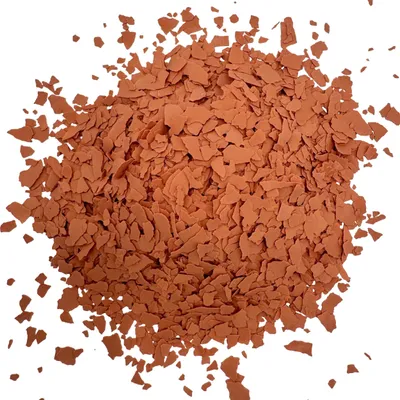 Produktbild von Farbchips für Epoxidharz Bodenbeschichtung Bodenfarbe Colorchips W750 Orange - 5 kg