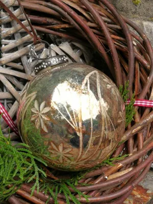 Immagine prodotto di Guaina per albero di Natale Foglie di Amaranja, oro antico