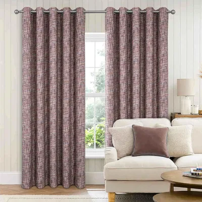 Productafbeelding van Always4u Gordijnen - 100% ondoorzichtig - Gestructureerde gordijnen in linnenmix-look met ringen - Landhuis - Thermogordijn