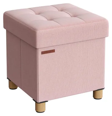 Image de SONGMICS : Tabouret de rangement, banc pliable, 38 x 38 x 40 cm