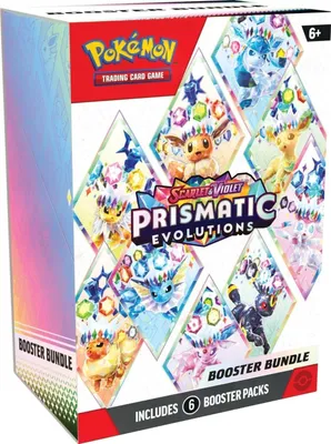 Produktbild von Zestaw boosterów Pokémon Scarlet & Violet Prismatic Evolutions w języku angielskim