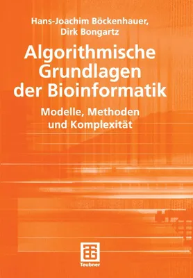 Obrázek produktu pro Algorithmische Grundlagen der Bioinformatik