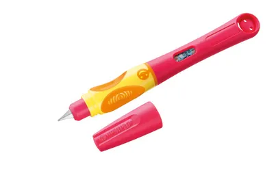 Produktbild von Pelikan griffix Füllhalter rot für Linkshänder in Faltschachtel