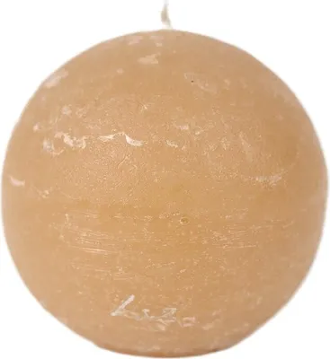 Produktbild von Rasteli Luz Your Senses Kerze – Kugelkerze Creme-Latte D 10 cm pro 2 Stück