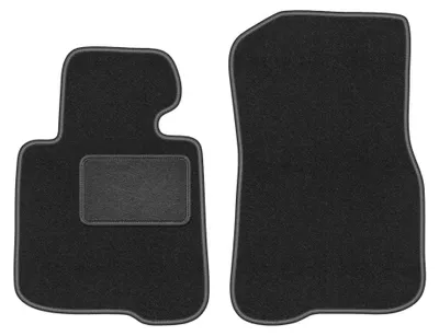 Immagine prodotto di Tappetini anteriori in moquette per BMW 4 F33 2013- (Coupe cabrio) – 2 pezzi, grigio grafite, su misura – Wielganizator LUX