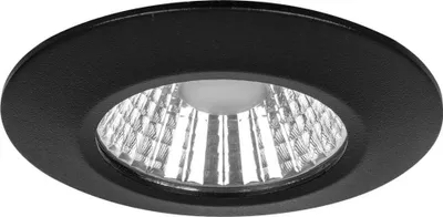 Image de SIGOR Luminaire encastré Diled 5W 280lm 3000K Downlight noir 36° dimmable