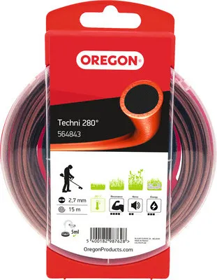 Image de Fil de coupe Oregon Techni 280° 2,7 mm x 15 m, nylon
