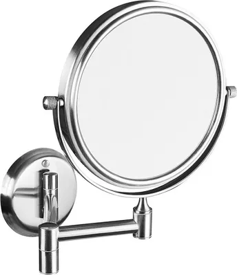 Obrázek produktu pro Zrcátko na zavěšení, prům. 140 mm, oboustranné, chrom