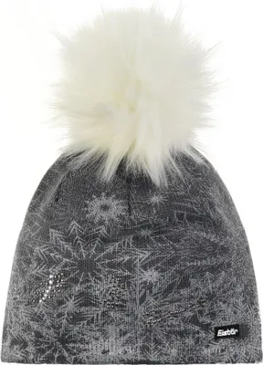 Produktbild von EISBÄR Winter Lux Crystal, One Size, Weiss-anthrazit, Mütze, mit Kristallelementen, 80126