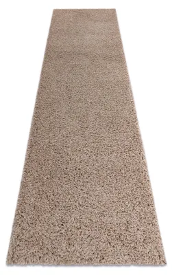 Image de Tapis, le tapis de couloir SOFFI shaggy 5cm beige - pour la cuisine, l'antichambre, le couloir beige 80x300 cm