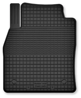 Produktbild von Fahrermatte Gummi für Opel Insignia B 2017- (Liftback/Limousine/Kombi) – Schwarz, Semi-Universal, angepasst – Wielganizator Semi-Universal