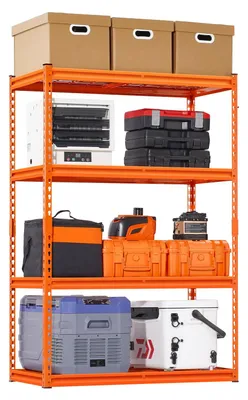 Image de Étagères de rangement - Étagères de garage, rayonnages, armoires de rangement, étagères en métal