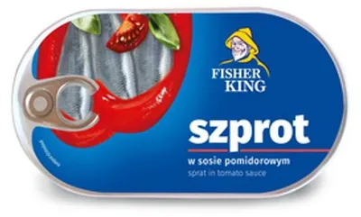 Obrázek produktu pro Šprot v rajčatové omáčce 170 g Fisherking