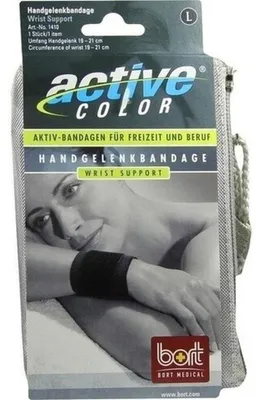 Immagine prodotto di BORT ActiveColor Benda da polso nera grande, 1 pz BAN