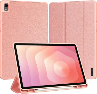 Produktbild von Hülle mit Klappe für Galaxy Tab S11, Dux Ducis Domo, Rosa