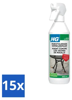 Produktbild von 15 x HG Roestvlekkenverwijderaar Spray - 500 ml - Vorteilspackung - 15 Stücke