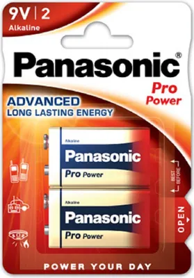 Produktbild von Batt.Panasonic Pro Power 9V Block 9V