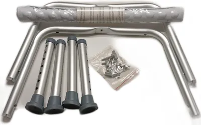 Produktbild von CCLIFE Duschhocker Senioren rutschfeste Matte Aluminium 120kg Höhenverstellbar Bequem