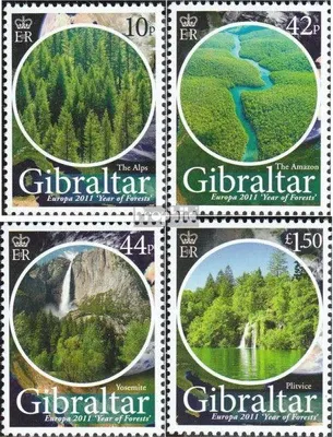 Produktbild von Briefmarken Gibraltar 2011 Mi 1421-1424 (kompl.Ausg.) postfrisch Der Wald