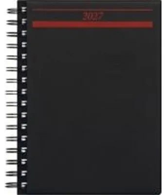 Produktbild von rido/idé 7021822907 Buchkalender Mod. Timing 1 2027 A5, Kunststoff, schwarz