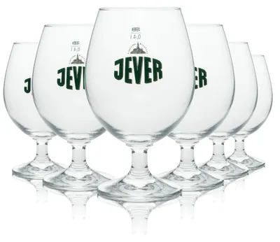 Produktbild von 6x Jever Bier Glas Frankfurt Schwenker 0,4l Ballon Tulpe Gläser Pokal Tasting