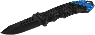 Immagine prodotto di Coltello Herbertz liner lock blu-nero clip, occhiello